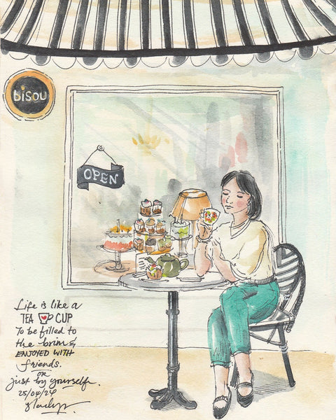 Tea & Talk Session 5 - 7thSeptember A Taste of Urban Sketching with Gladys