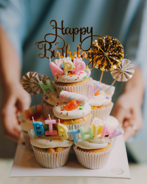 DIY Cupcake Stack - Funfetti