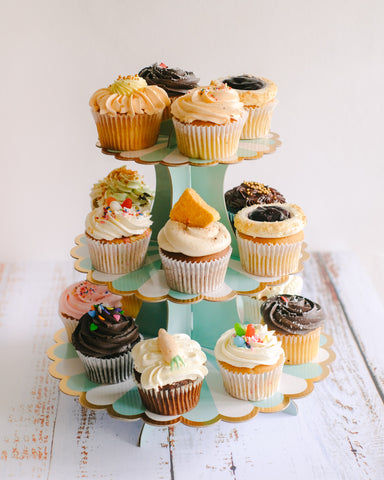 3 Tier Disposable Cupcake Stand