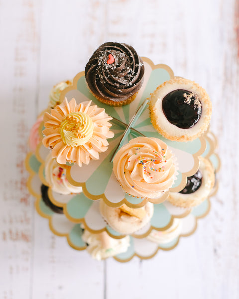 3 Tier Disposable Cupcake Stand