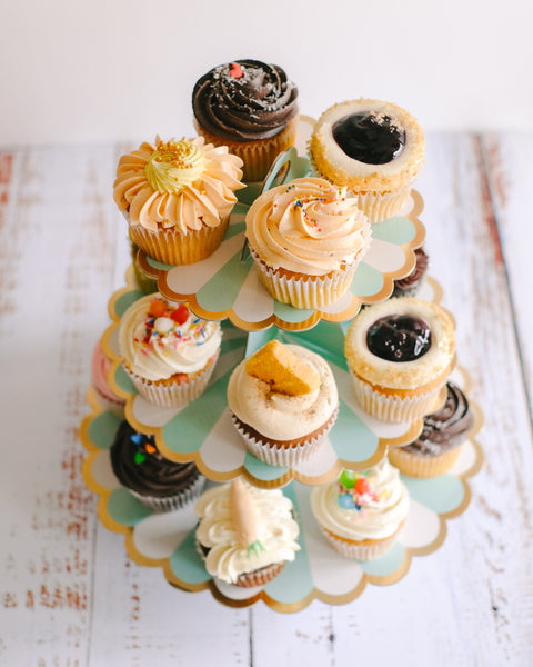 3 Tier Disposable Cupcake Stand