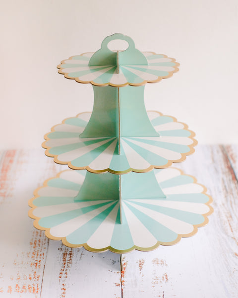 3 Tier Disposable Cupcake Stand