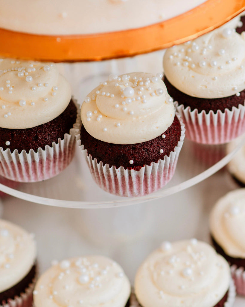 Red Velvet Wedding Cupcakes