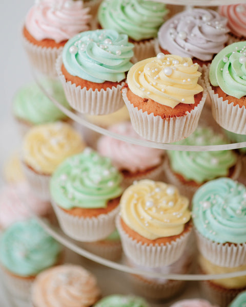 2 Tier Belle Cake and Cupcakes