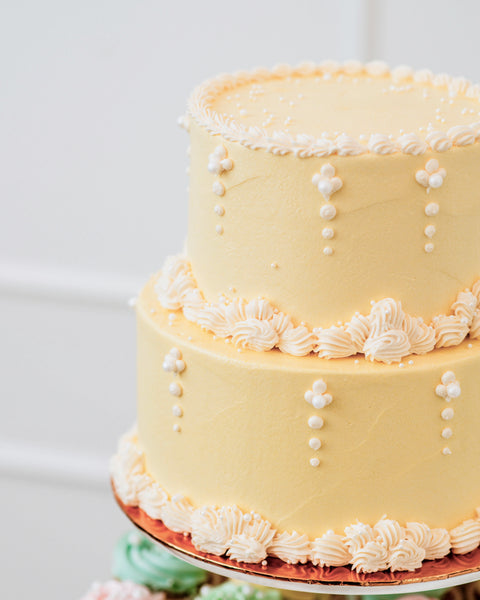 2 Tier Belle Wedding Cake