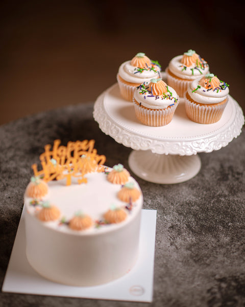 Vanilla Halloween Cupcake