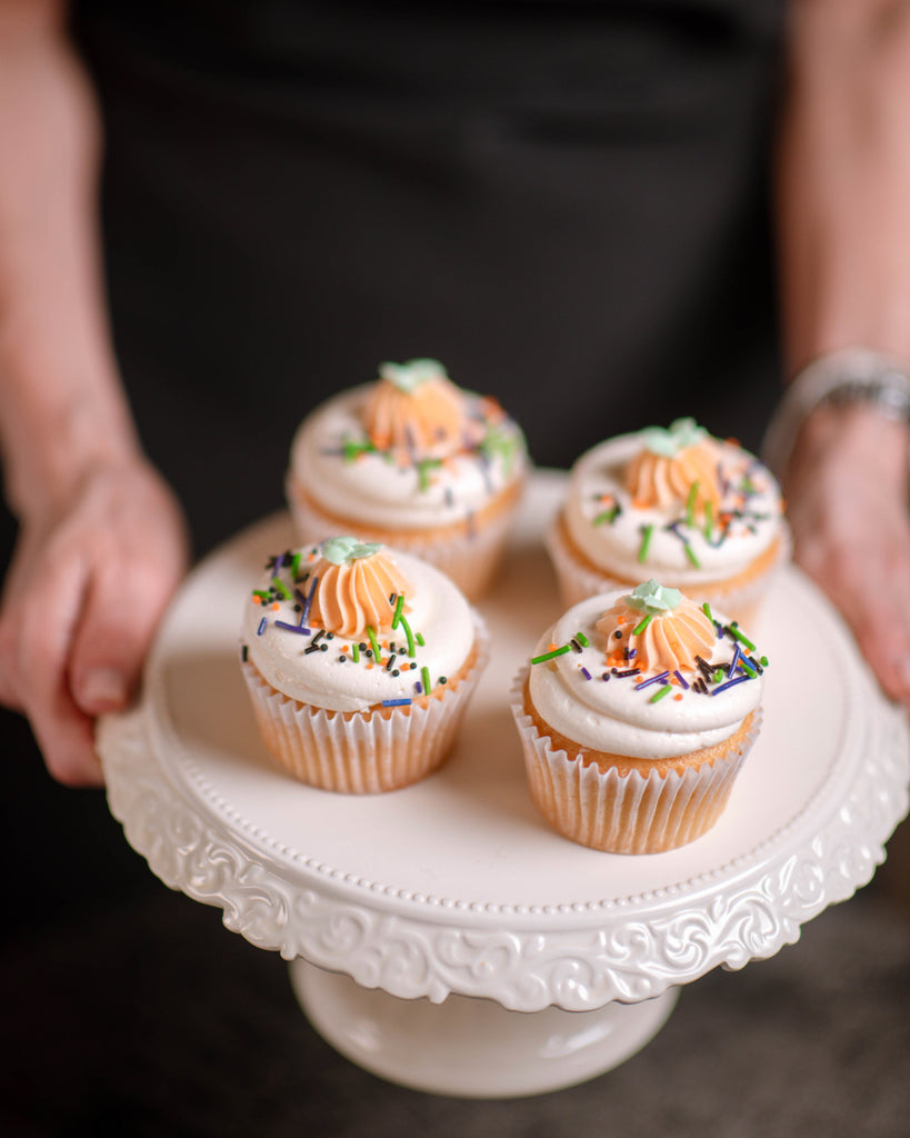 Vanilla Halloween Cupcake