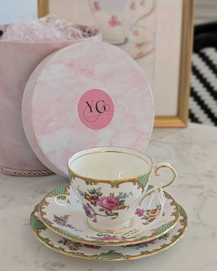 BYG-716-2 Vintage Tea Cup Set (Aynsley)