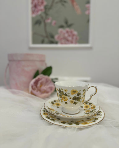 Yellow Buttercup Tea Cup