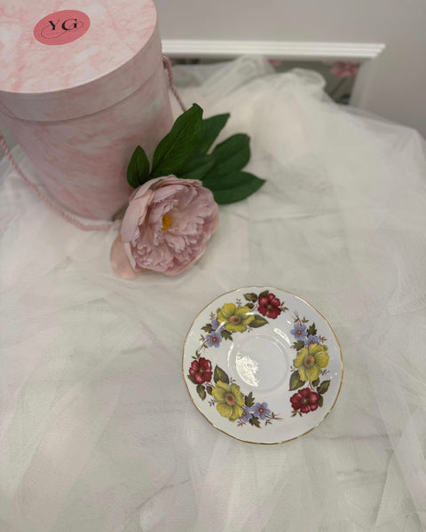 Bright Floral Tea Cup