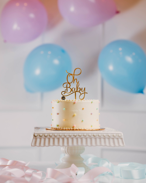 2025 Oh Baby (Gender Reveal Cake)