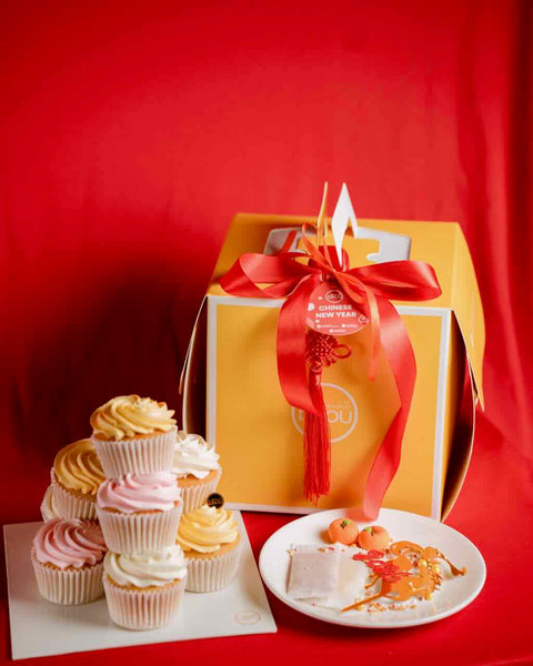 DIY Cupcake Stack - Chinese New Year
