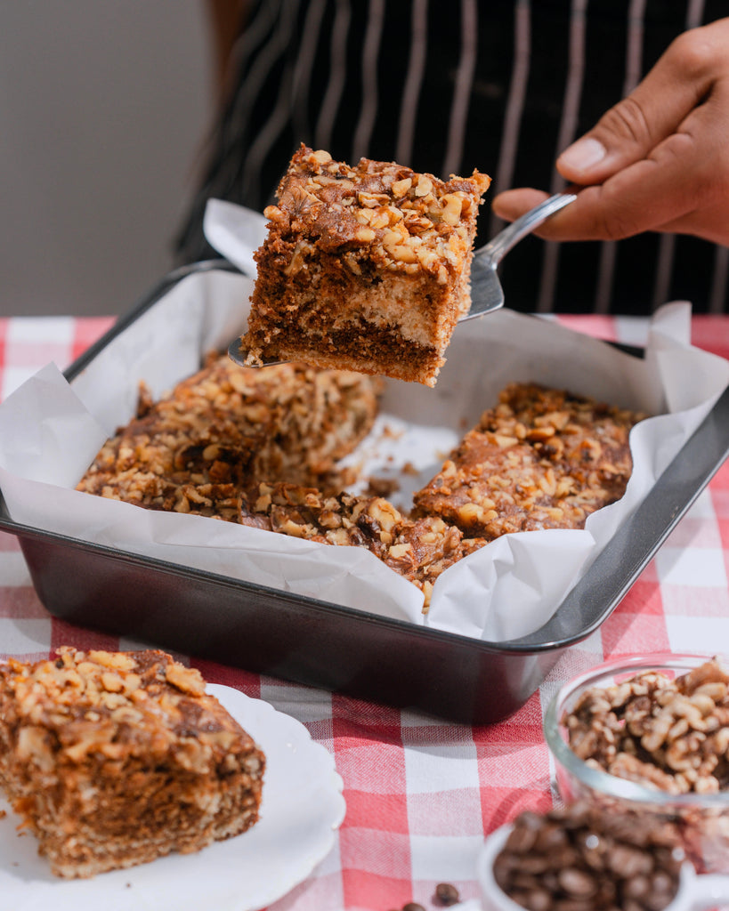 NEW! Coffee Walnut Slice