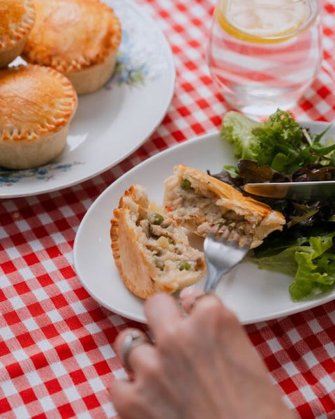Chicken Pie with Side Salad