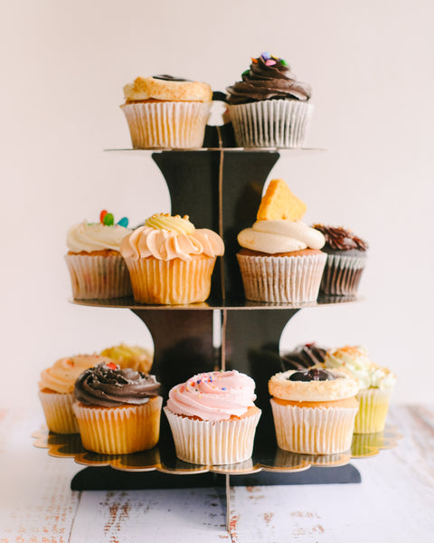 3 Tier Disposable Cupcake Stand