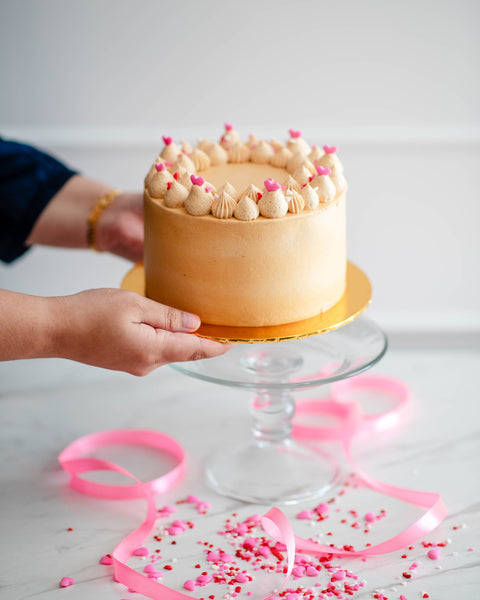 Salted Caramel Red Velvet Cake