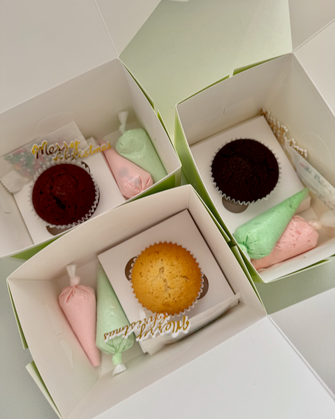 DIY Christmas Cupcake