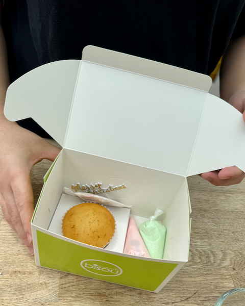 DIY Christmas Cupcake