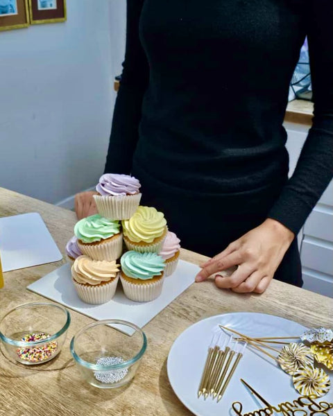 DIY Cupcake Stack - Vanilla Sky