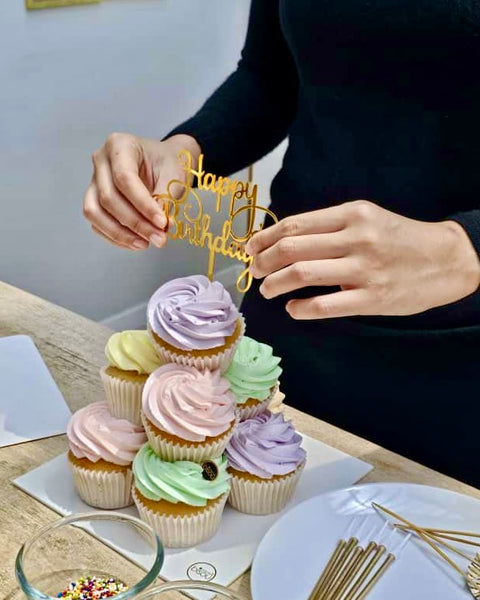 DIY Cupcake Stack - Vanilla Sky