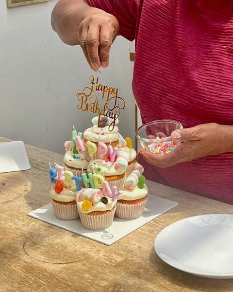 DIY Cupcake Stack - Funfetti