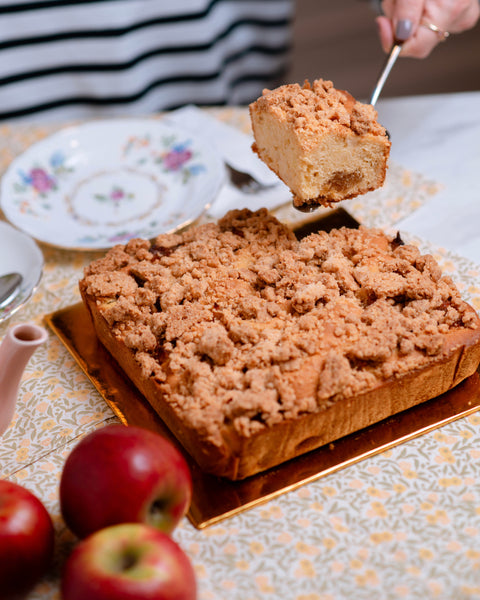 Pineapple Apple Tray Bake Slice