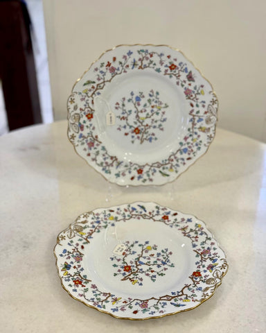 BYG713-1, BYG713-2 - Two (2)Cake Plates (Adderley)