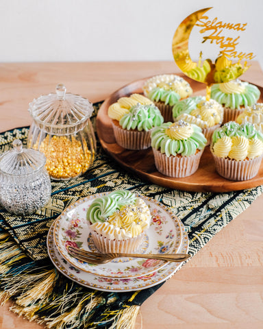 PMUL Cupcake - Pineapple Tart Hari Raya Edition
