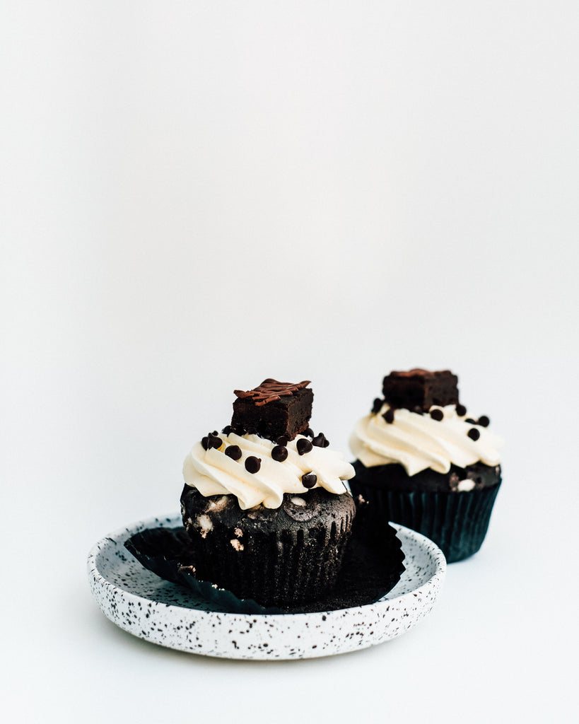 Luxe Cupcake - Triple Chocolate Brownie Cheesecake